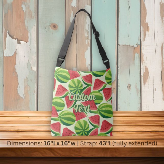 Ajustable Sac à bandoulière à motif pastèque (Créateur téléchargé)