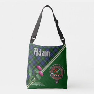Ajustable Sac à bandoulière Adam Clan Badge & Tartan