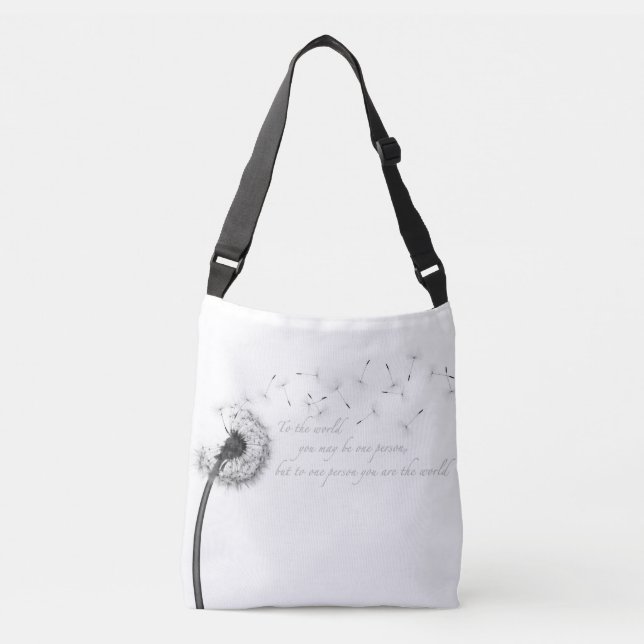 Ajustable Sac à bandoulière avec impression d'inspiration de (Devant)