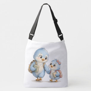 Ajustable Sac à bandoulière Blue Bird Family