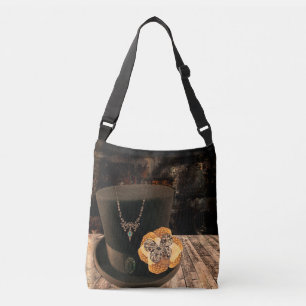 Ajustable Sac à bandoulière chapeau haut de forme Steampunk