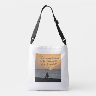 Ajustable Sac à bandoulière coucher de soleil serein avec Ps