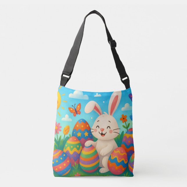 Ajustable Sac à bandoulière de Pâques (Devant)