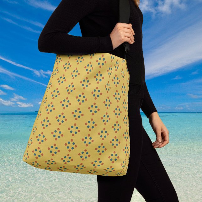 Ajustable Sac à bandoulière diamant avec pois (Créateur téléchargé)