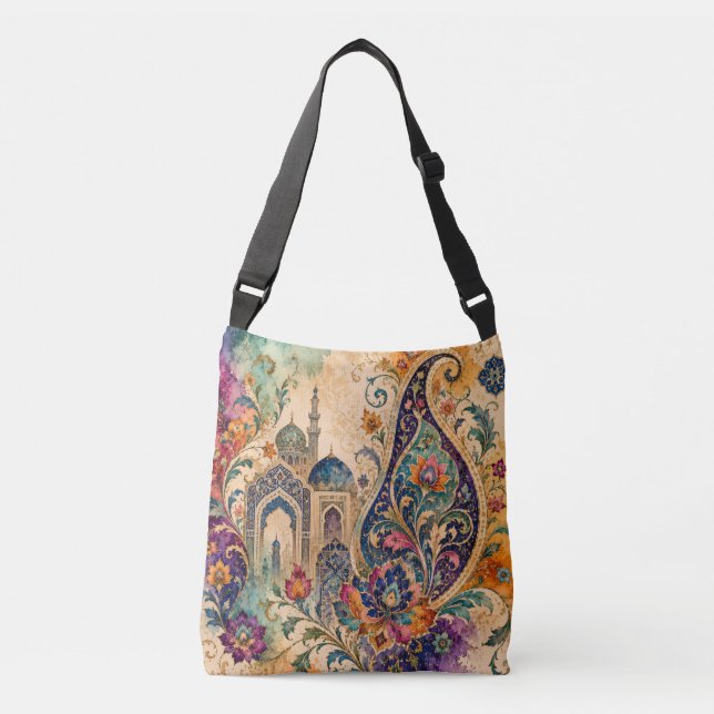 Ajustable Sac à bandoulière en art persan (Devant)