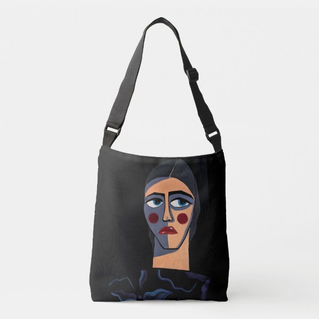 Ajustable Sac à bandoulière "Femme (102)" (Devant)