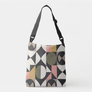 Ajustable Sac à bandoulière géométrique rétro moderne Harmon