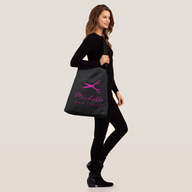Ajustable Sac à bandoulière grand style pour coiffeur (Sur le modèle)