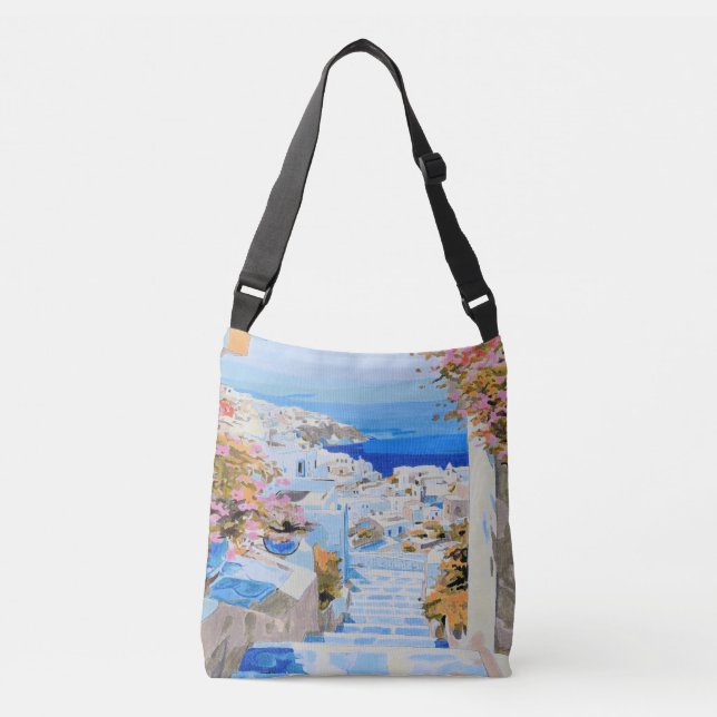 Ajustable Sac à bandoulière Greek Coast 3  (Devant)