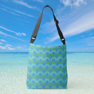 Ajustable Sac à bandoulière Hoops of Blue