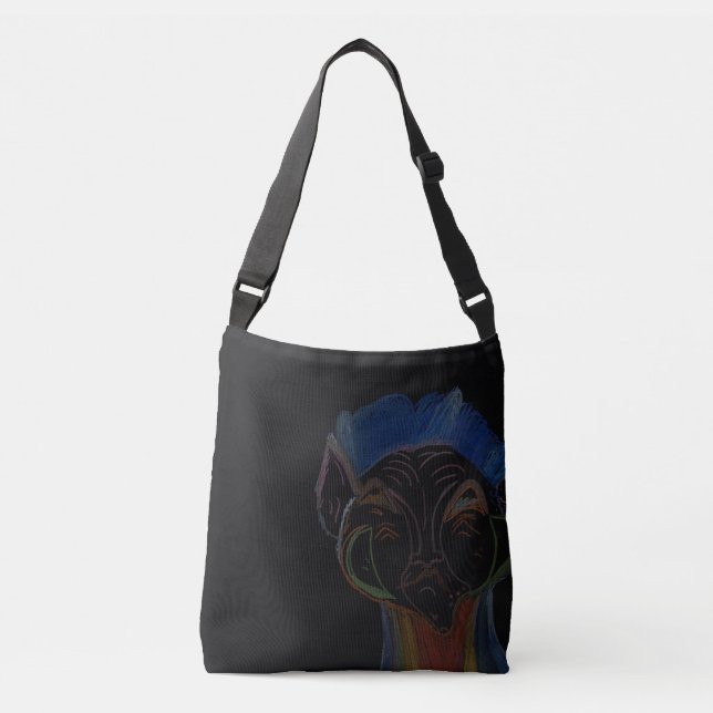 Ajustable Sac à bandoulière hybride Sci-fi (Devant)