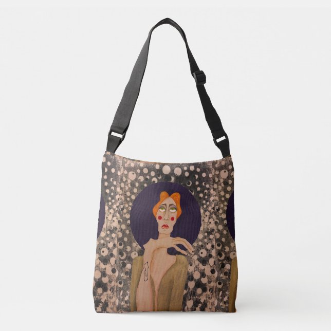 Ajustable Sac à bandoulière "Lâchez prise" (Devant)