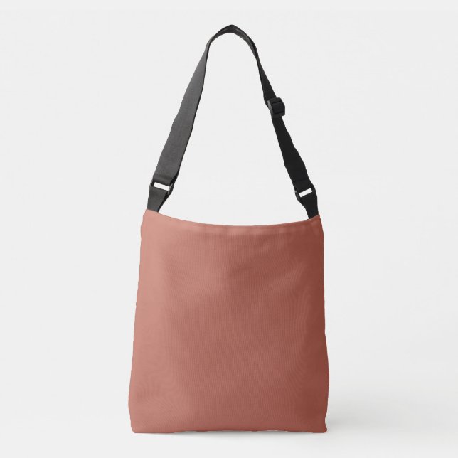 Ajustable Sac à bandoulière marron rose (Devant)