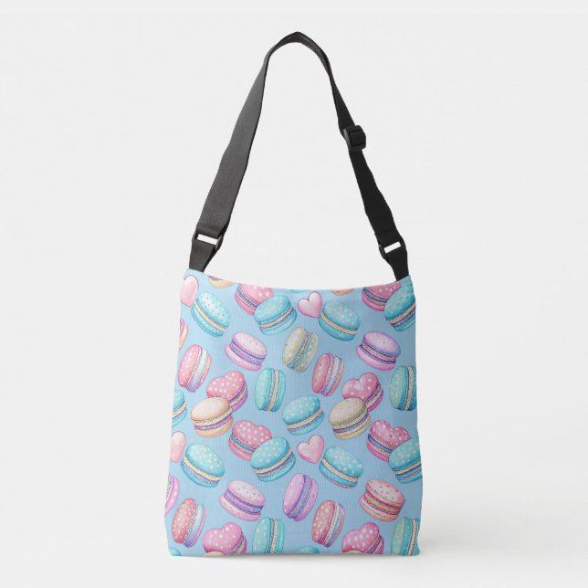 Ajustable Sac à bandoulière Pastel Macaron (Devant)