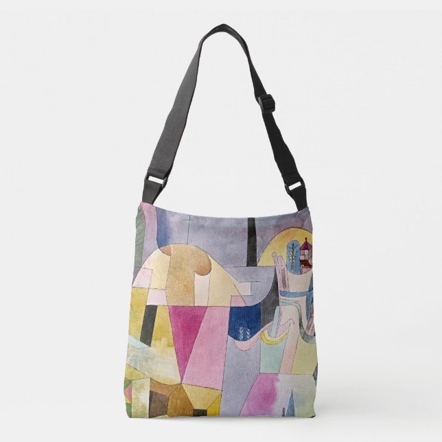 Ajustable Sac à bandoulière Paul Klee Black Columns (Devant)