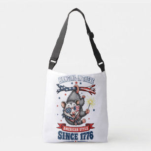 Ajustable Sac à bandoulière pendu de l'opossum du 4 juillet