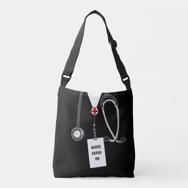 Ajustable Sac à bandoulière personnalisé pour infirmière (Devant)