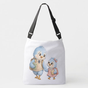 Ajustable Sac à bandoulière quotidien pour famille d'oiseaux