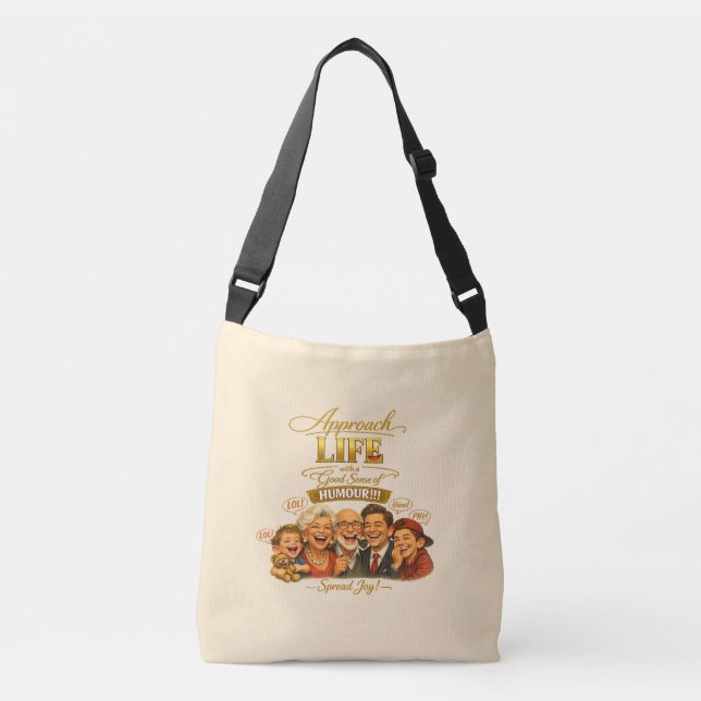 Ajustable Sac à bandoulière Radiate joy (Devant)