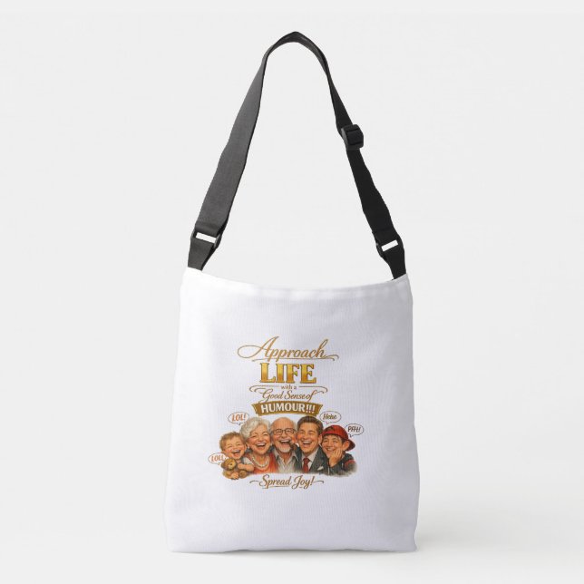 Ajustable Sac à bandoulière Radiate joy (Devant)