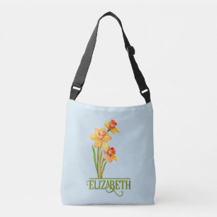 Ajustable Sac à bandoulière Watercolour Daffodil