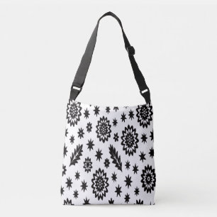 Ajustable Sac à bandoulière White and Black Stars
