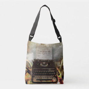 Ajustable Sac à citations Steampunk Shakespeare Carry On