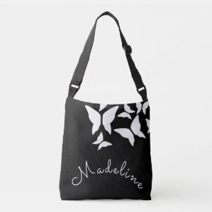 Ajustable Sac à cordon à motif papillons Script Name