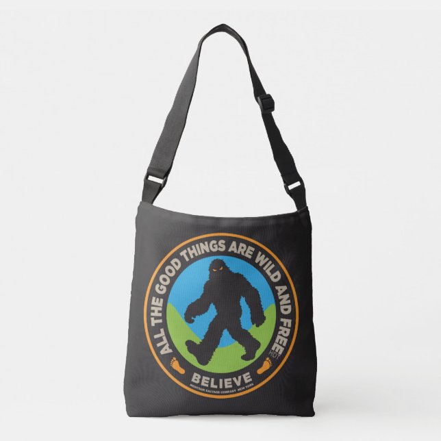 Ajustable Sac à dos à cordon Bigfoot. (Devant)