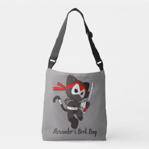 Ajustable Sac à dos personnalisé Ninja Cat