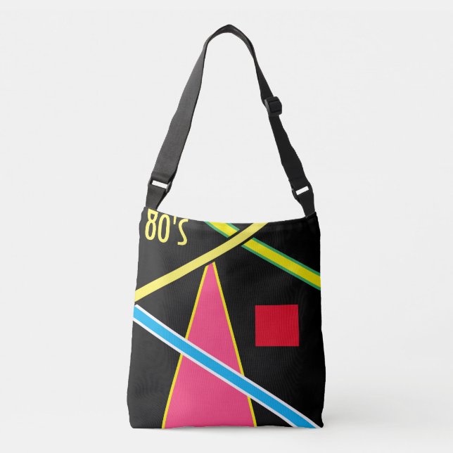 Ajustable Sac à épaule style années 80 rétro (Devant)