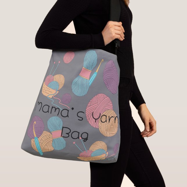 Ajustable Sac à fils croisés personnalisable (De près)