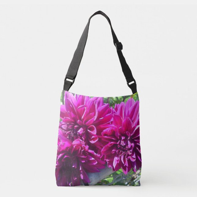 Ajustable Sac à fleurs pourpre Dahlia (Devant)
