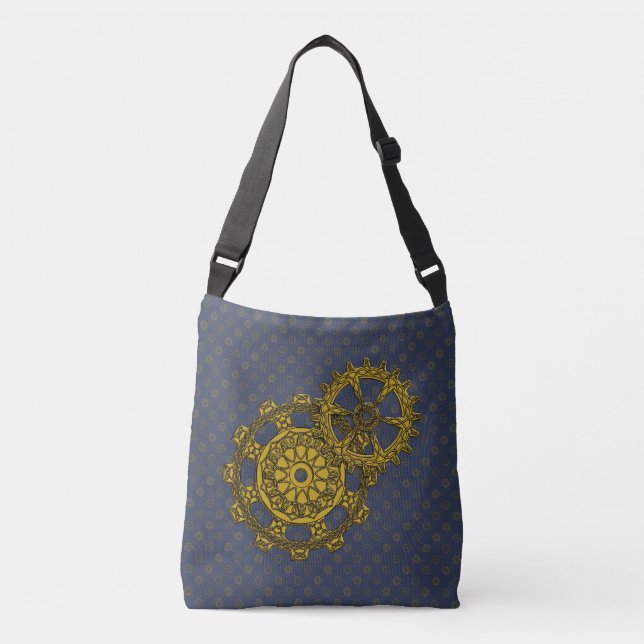 Ajustable Sac à impression intégrale d'horlogerie tissée (Devant)