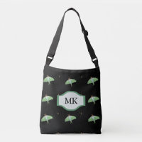 Sac à main à motif de papillon luna noir monogramm