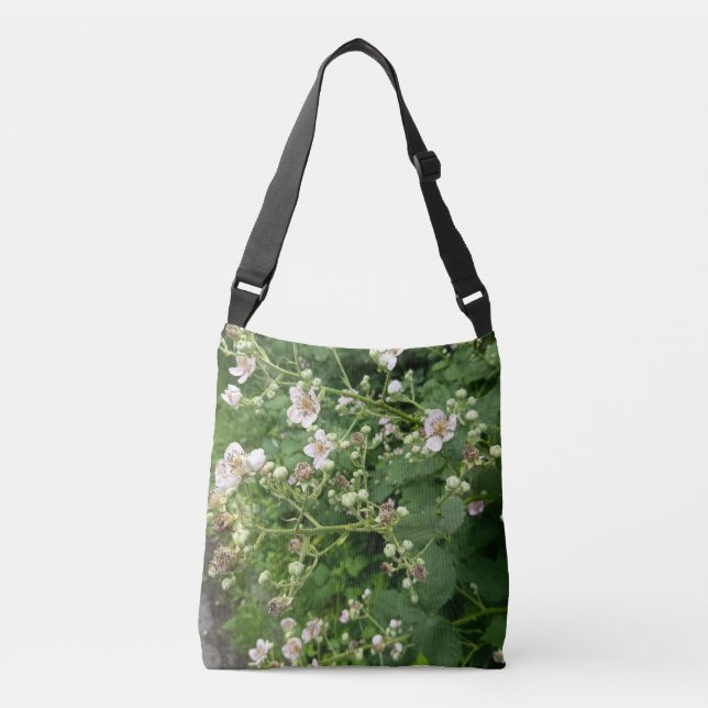Ajustable Sac à main de jardin fleuri de fleurs sauvages (Devant)