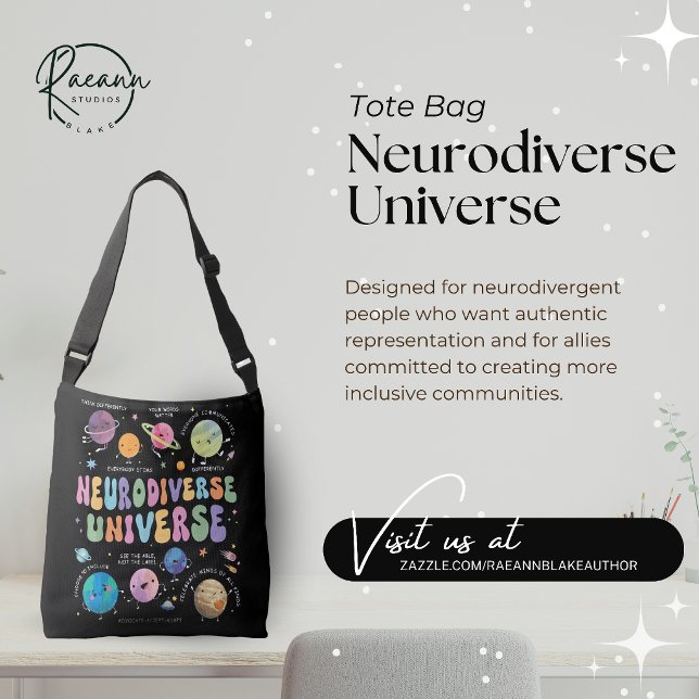Ajustable Sac à main de sensibilisation à l'univers neurodiv (Créateur téléchargé)