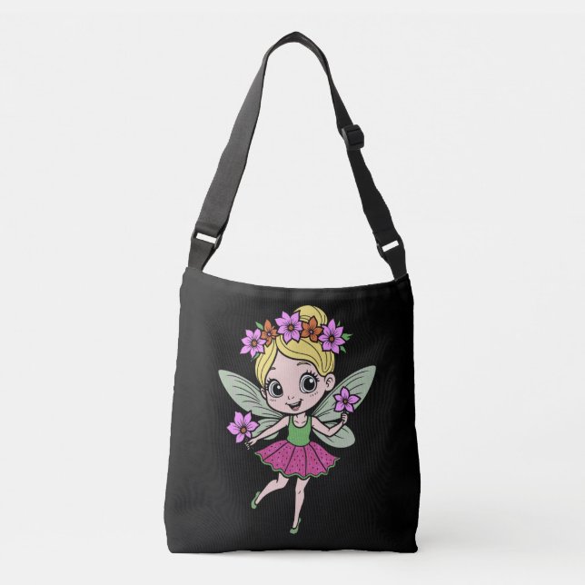 Ajustable Sac à main Fée Fleur Mignonne (Devant)
