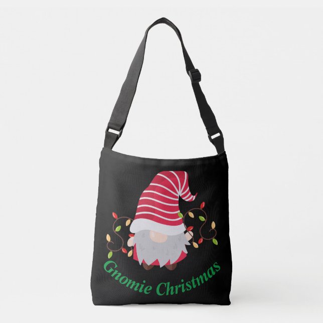Ajustable Sac à main Gnomie de Noël (Devant)