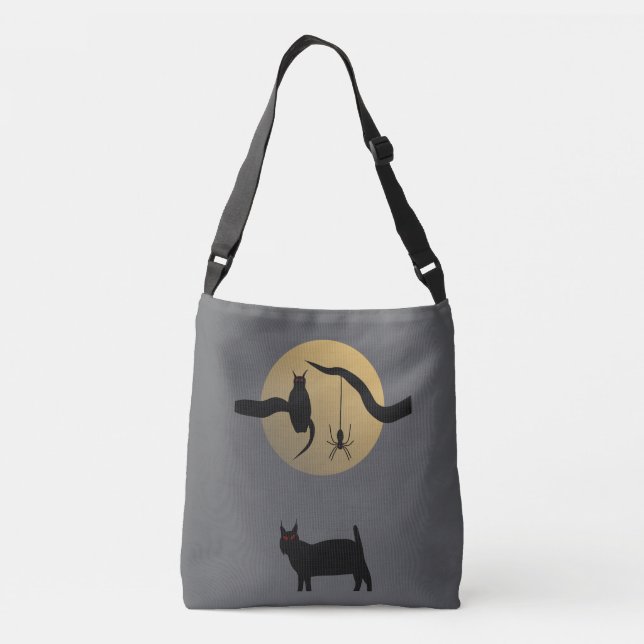 Ajustable Sac à main Haunted Full Moon (Dos)