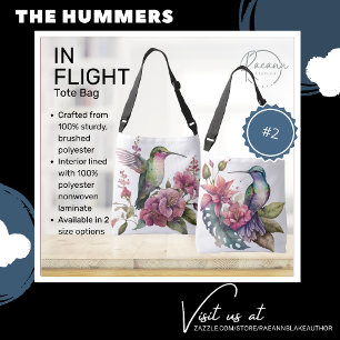 Ajustable Sac à main Les colibris en vol #2