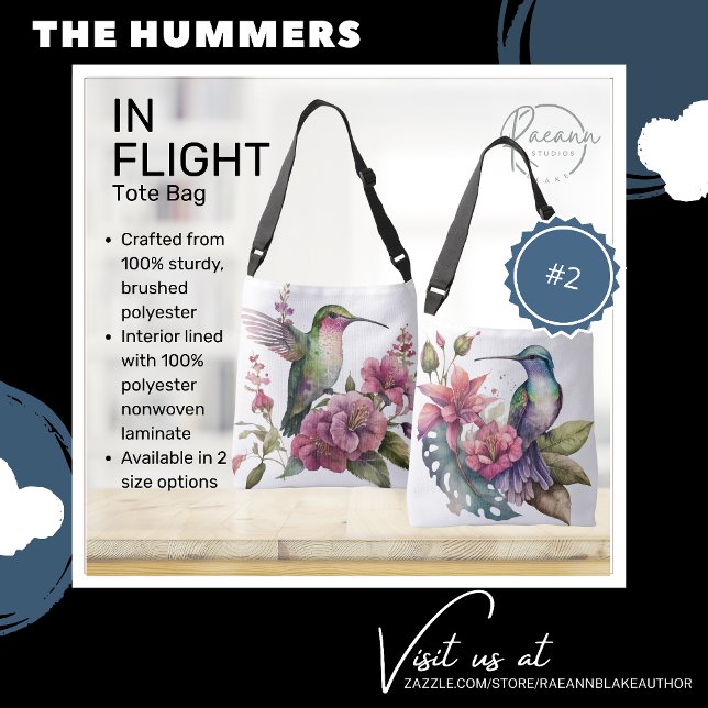 Ajustable Sac à main Les colibris en vol #2 (Créateur téléchargé)