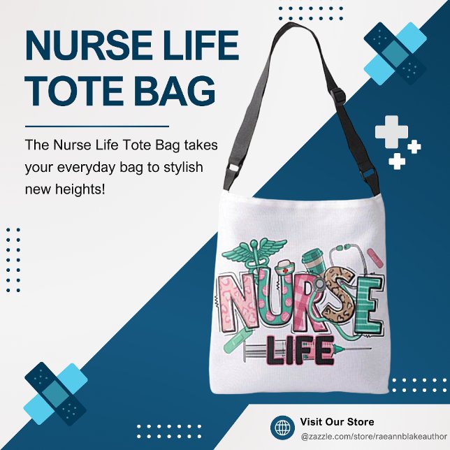 Ajustable Sac à main Nurse Life (Créateur téléchargé)