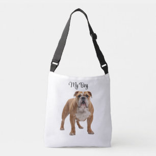 Ajustable Sac à main personnalisé Bouledogue affectueux