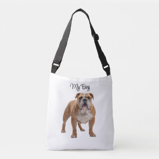 Ajustable Sac à main personnalisé Bouledogue affectueux