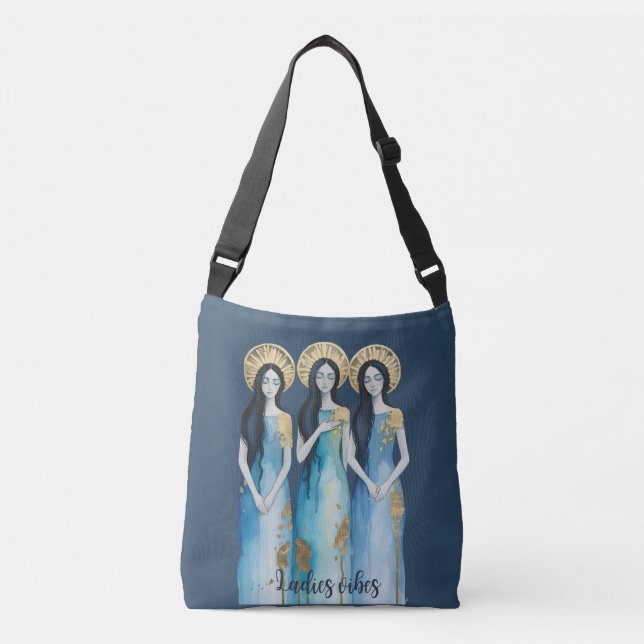 Ajustable Sac à main spirituel Trois Dames (Devant)