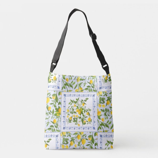 Ajustable Sac à motif de citron inspiré de l'Italie (Dos)