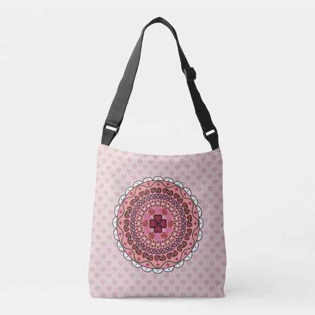 Ajustable Sac à tout-sur-impression Lacy Valentine's Day (Devant)