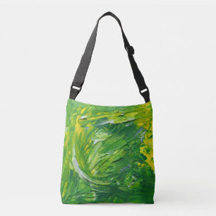 Ajustable Sac Abstrait vert Jaune
