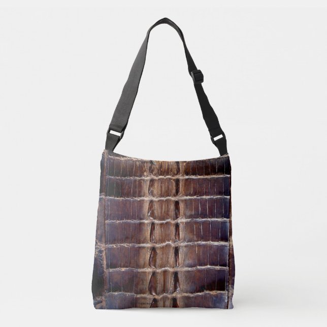 AJUSTABLE SAC ALLIGATOR VINTAGE "HORNBACK" (Devant)